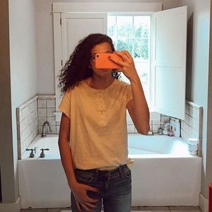 Yellow Shirt! 
Size medium
LAST IMAGE=TRUE COLOR